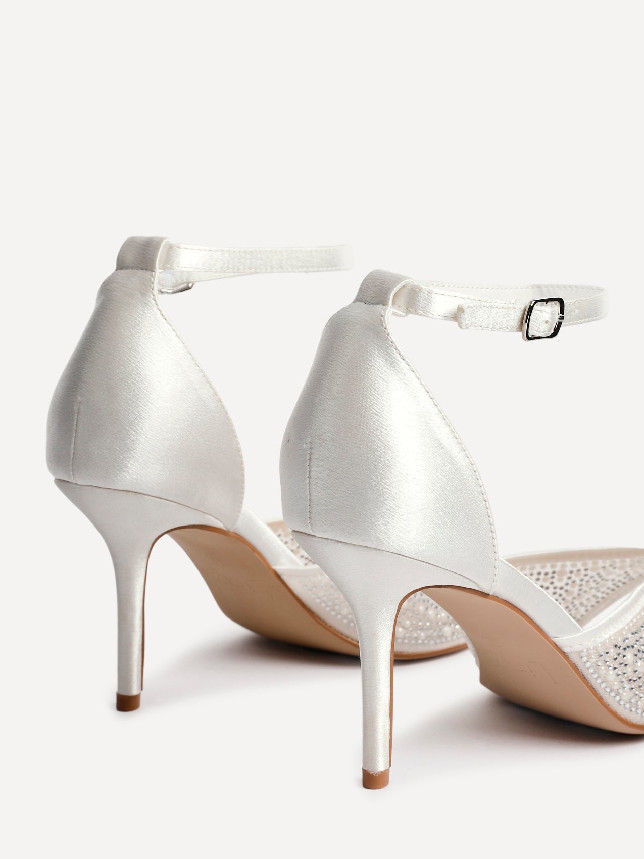 Encanta Bridal Ivory Diamante Heels