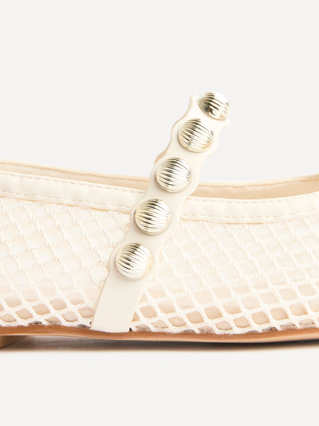 Estella Embellished Mesh Mary Jane Pumps