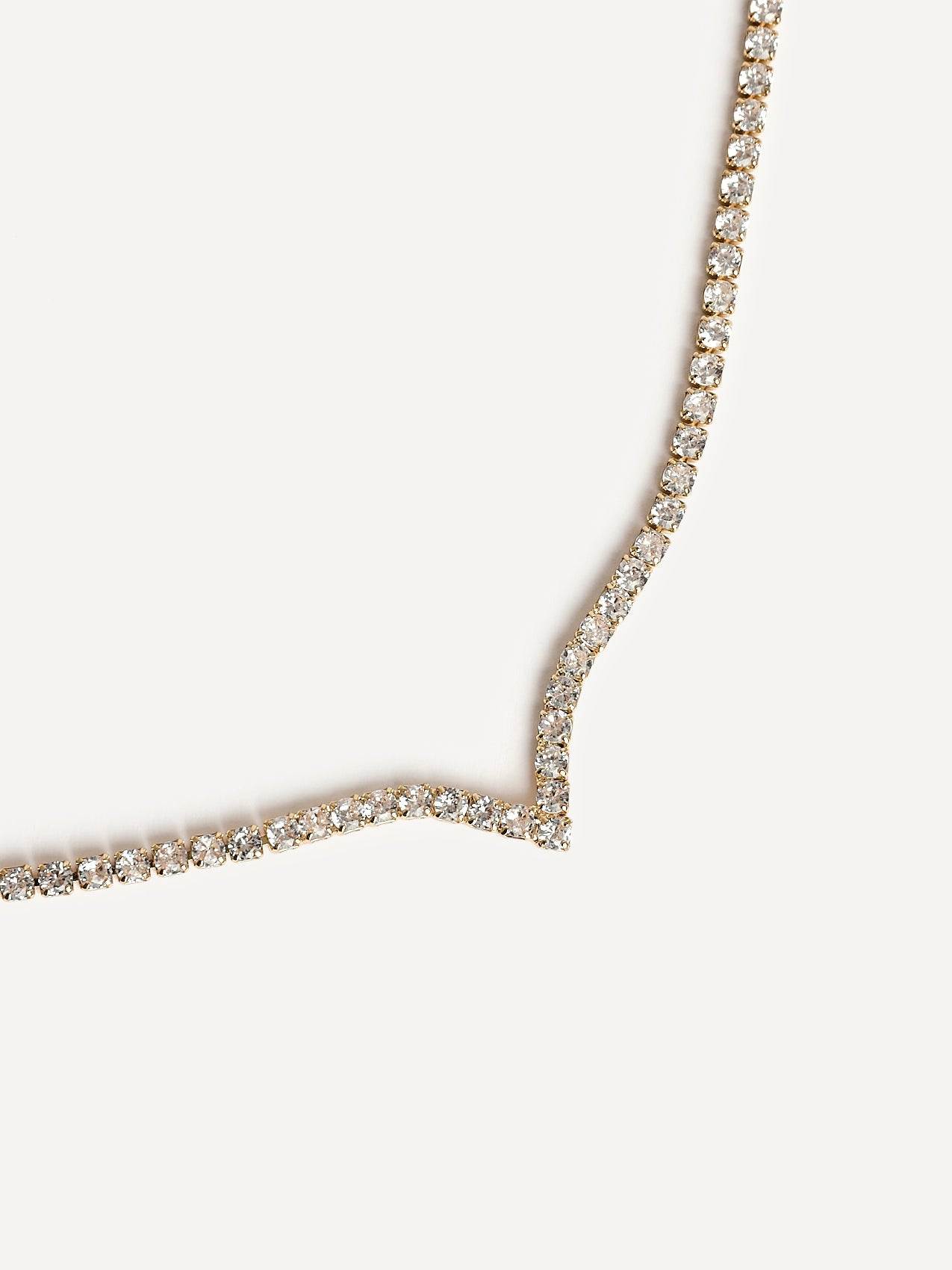Evermore Gold Tennis Necklace