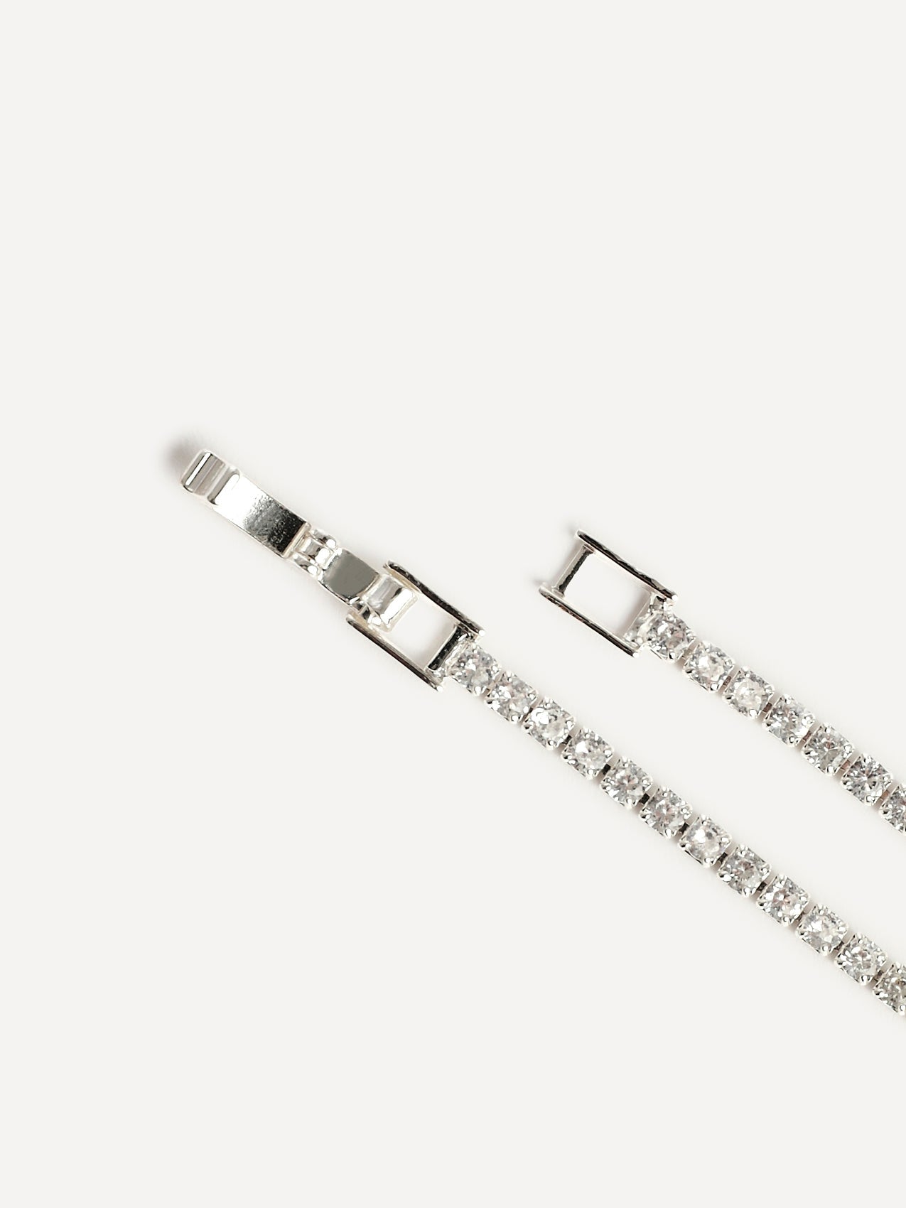 Evermore Silver Tennis Necklace