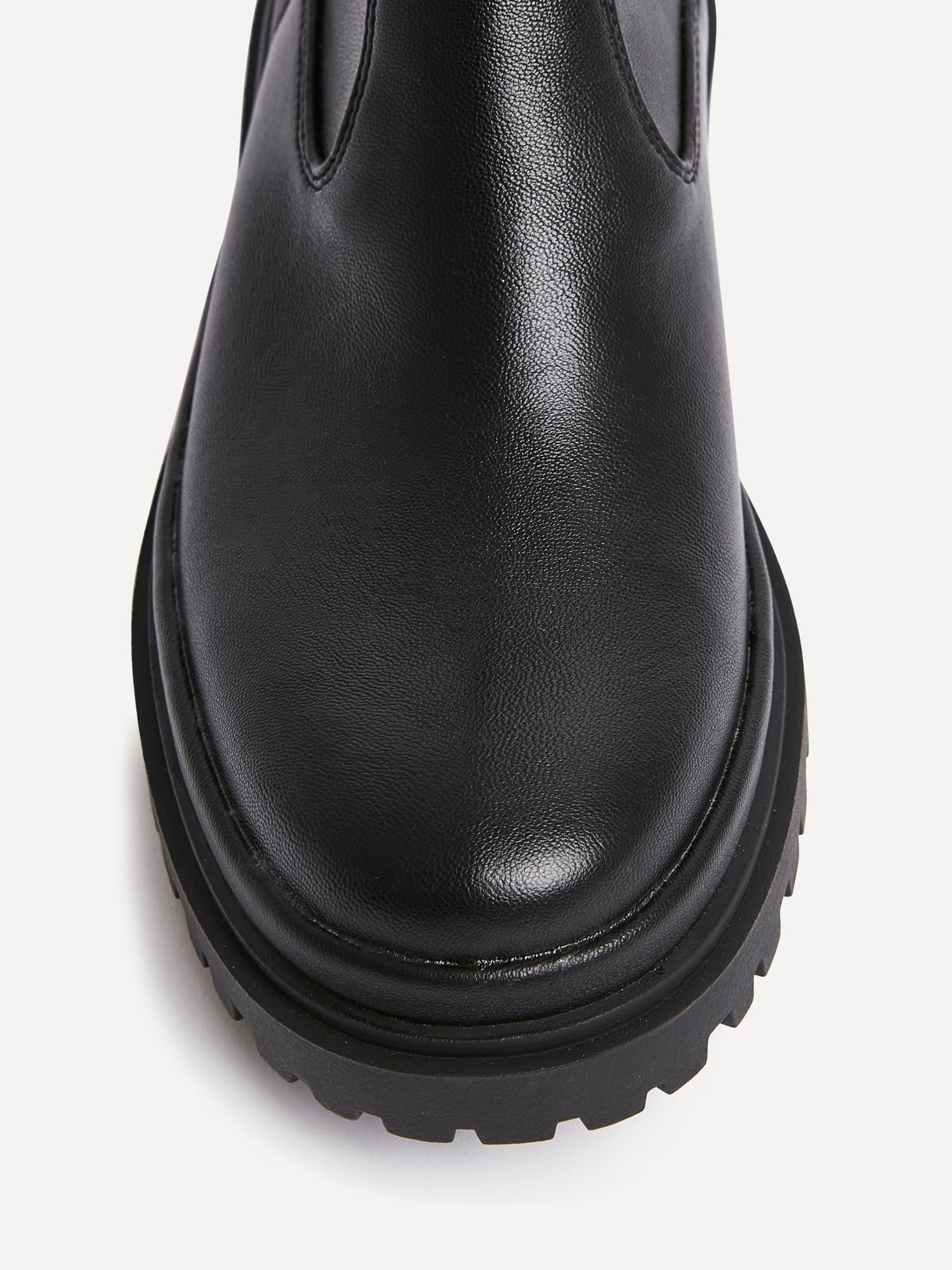 Edge Black Platform Ankle Boots