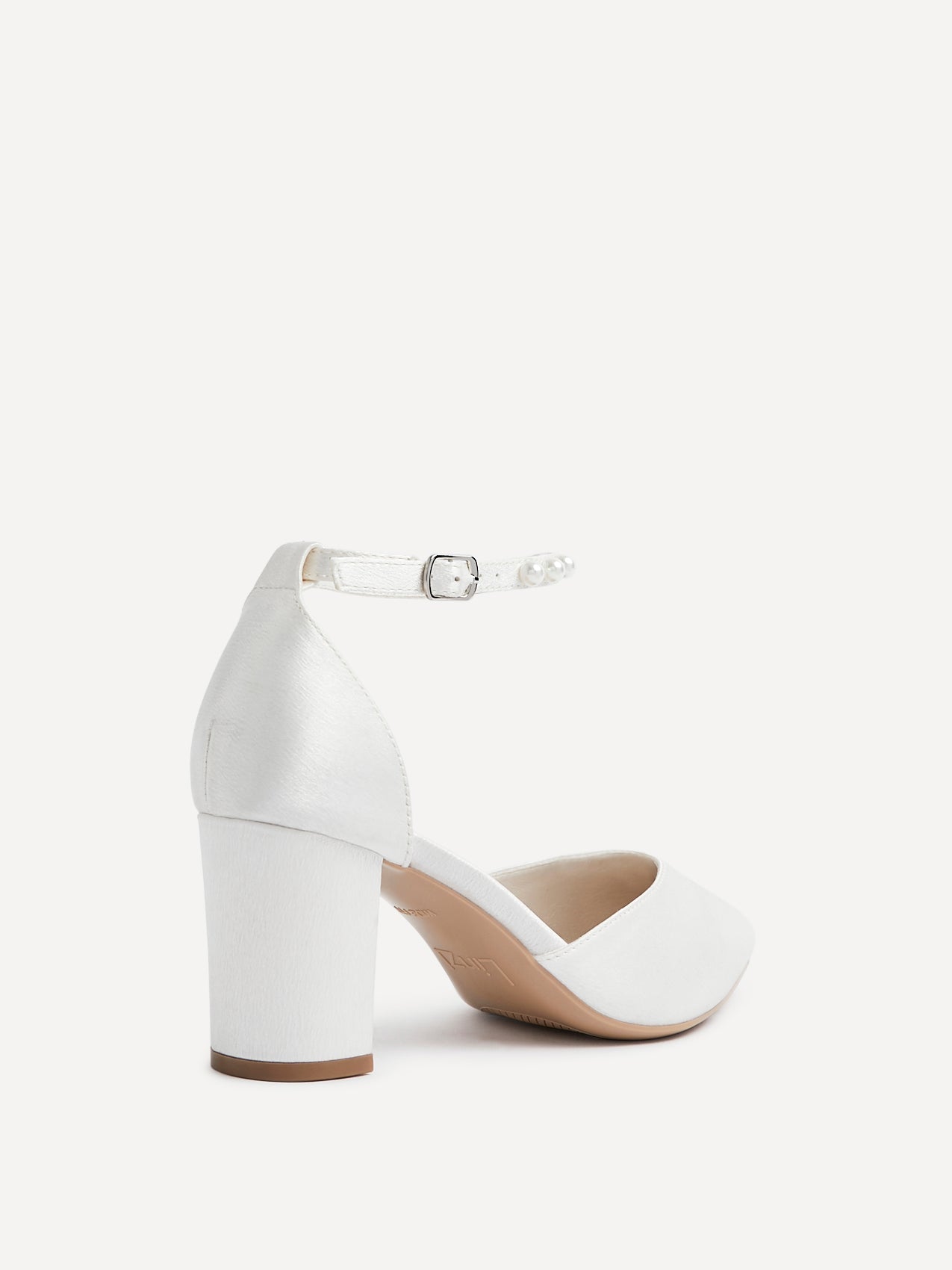 Elowen Wide Fit Bridal Satin Court Heels