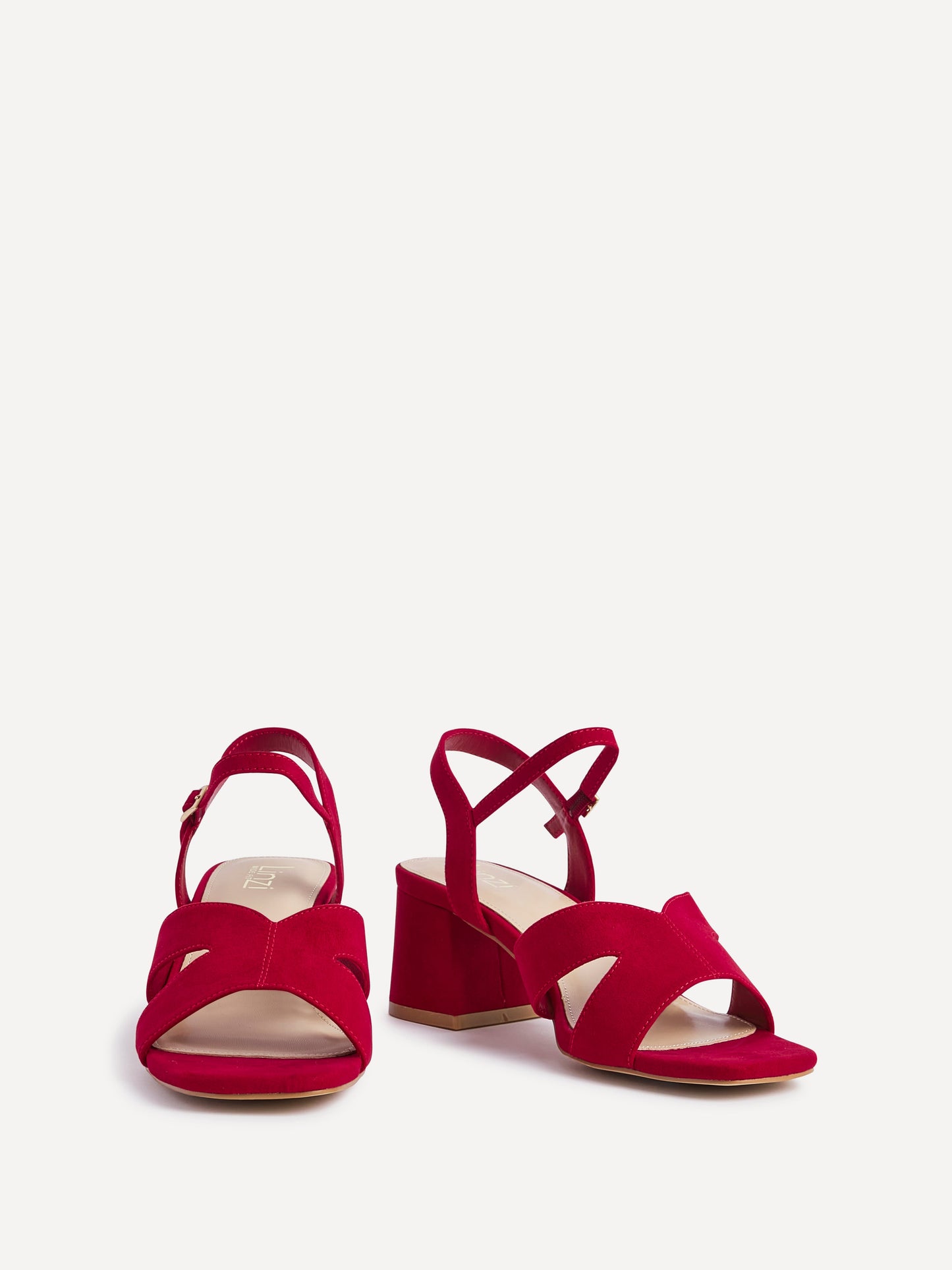 Empire Wide Fit Red Block Heels