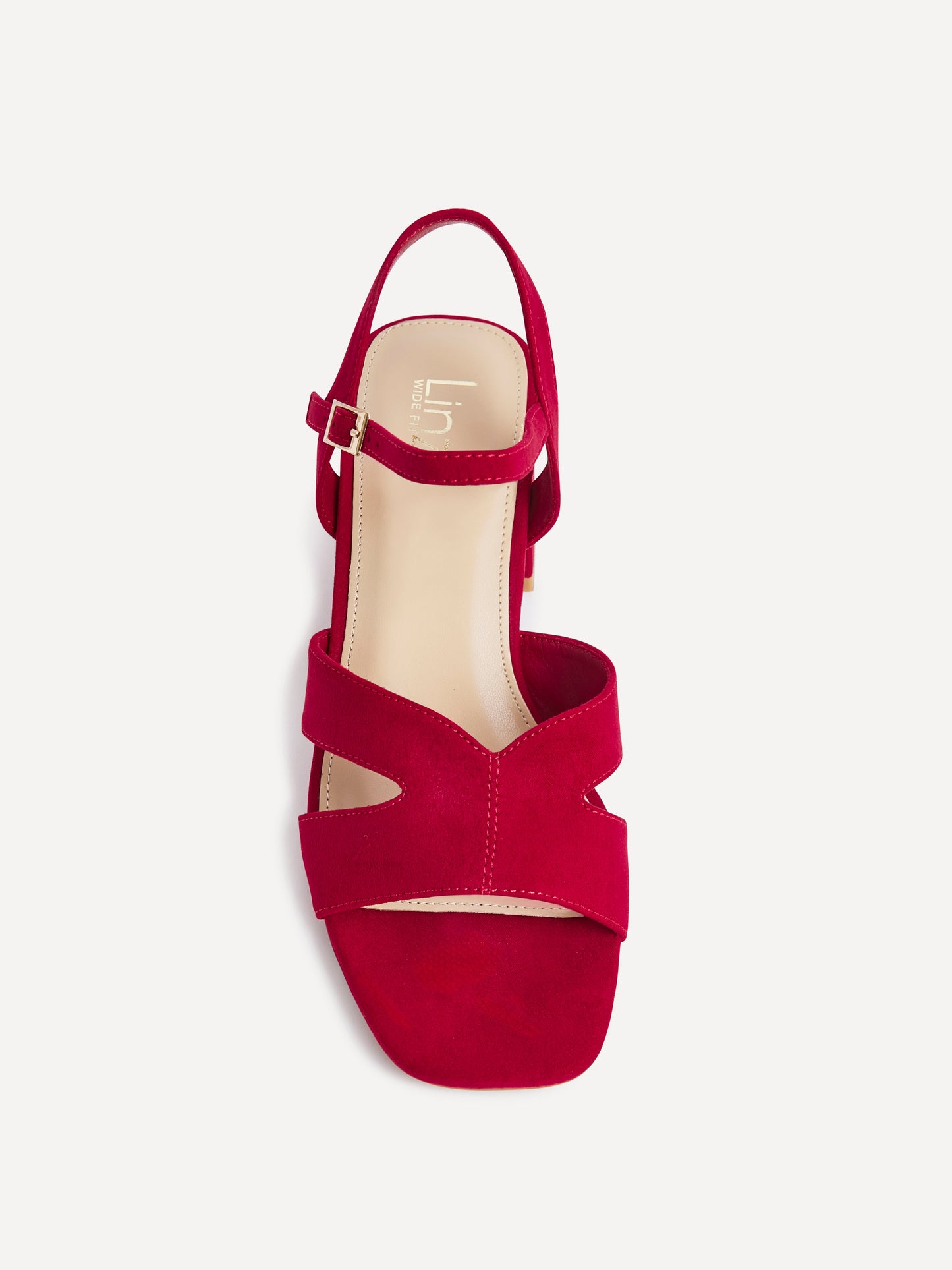 Empire Wide Fit Red Block Heels