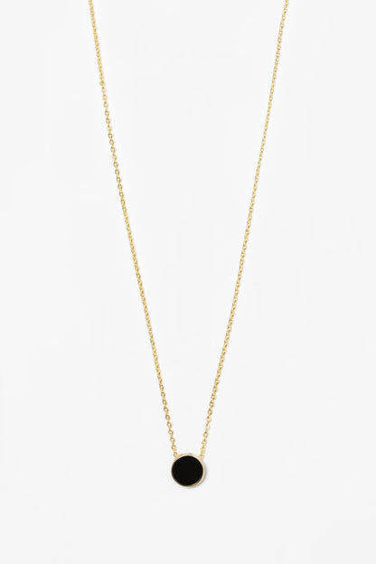 NCKES90 - 9mm Enamel Stud Necklace