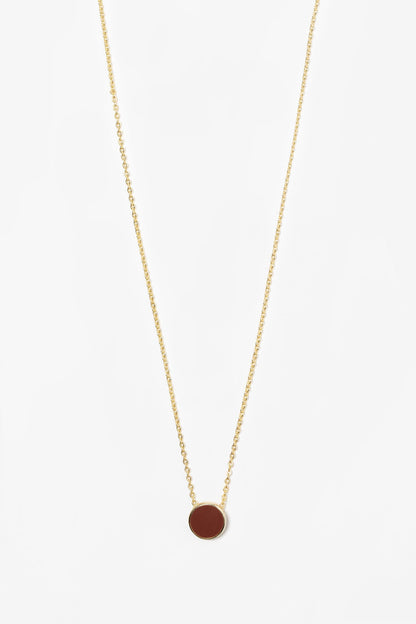 NCKES90 - 9mm Enamel Stud Necklace