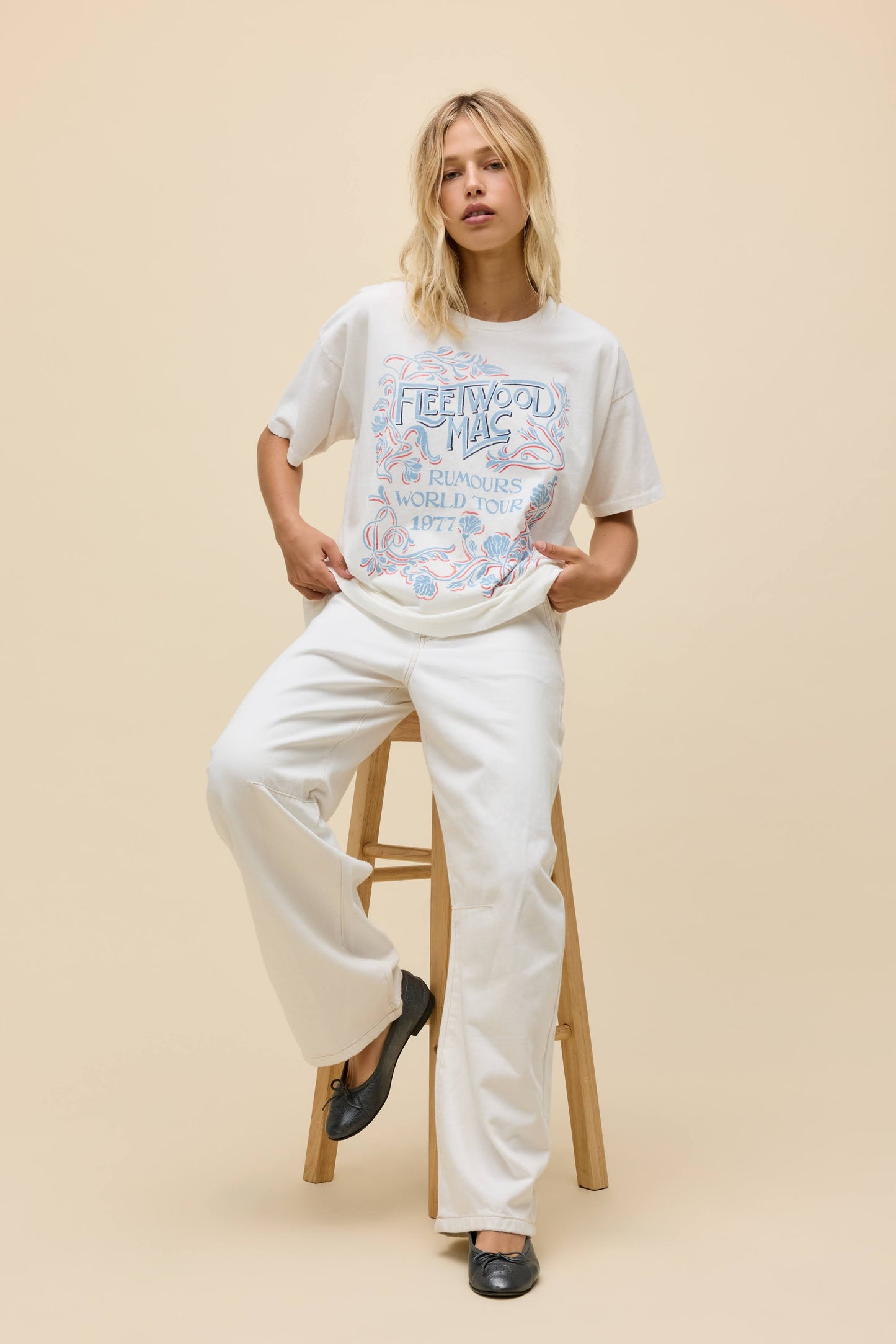fleetwood mac world tour '77 merch tee