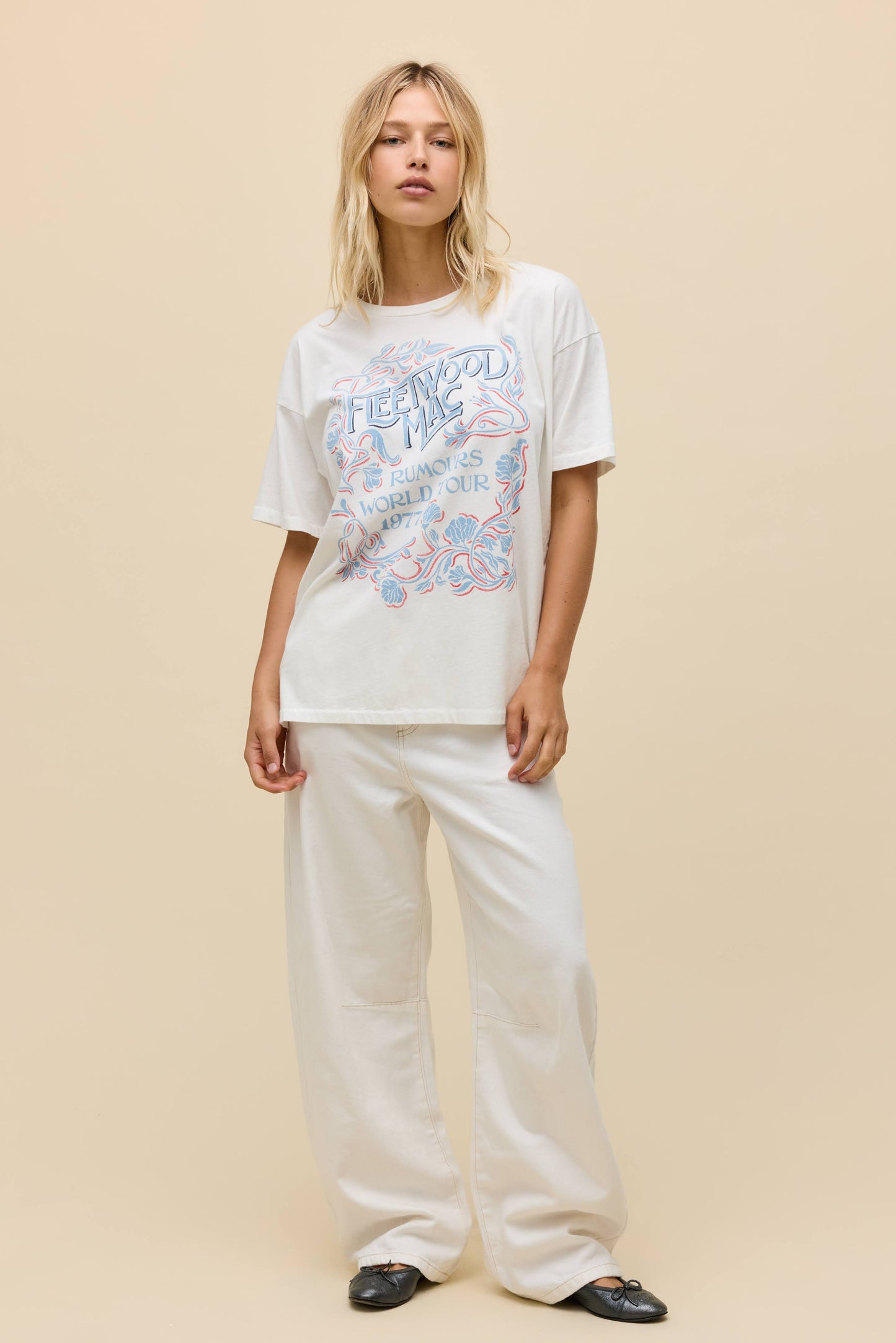 fleetwood mac world tour '77 merch tee