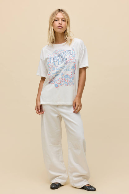 fleetwood mac world tour '77 merch tee