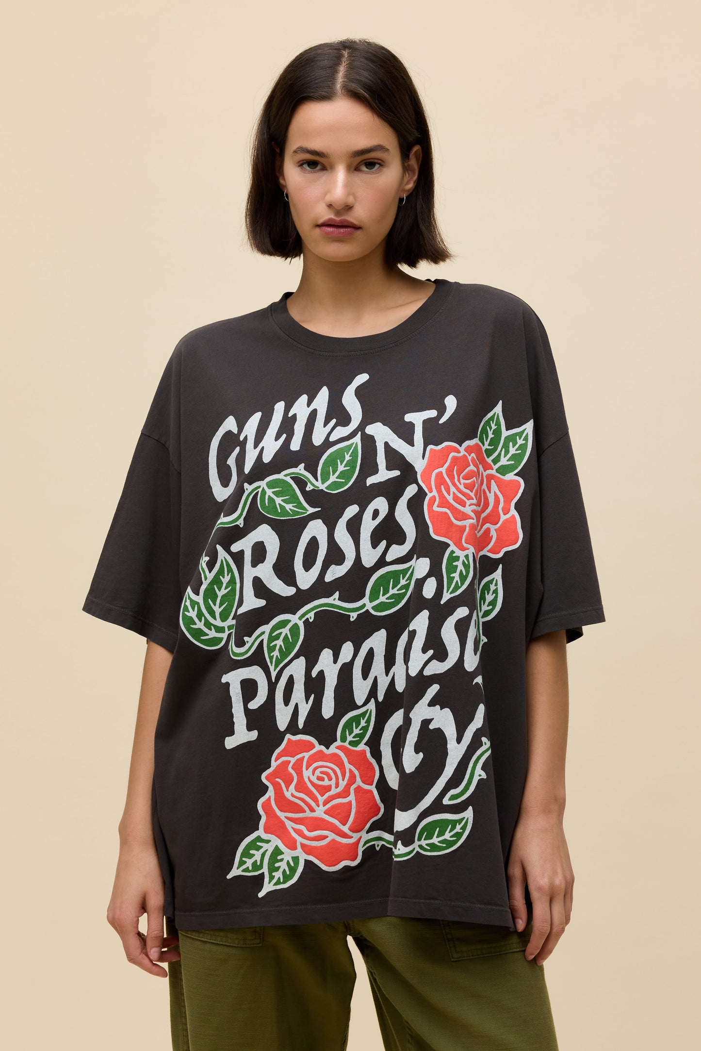 guns n roses paradise city rose os tee