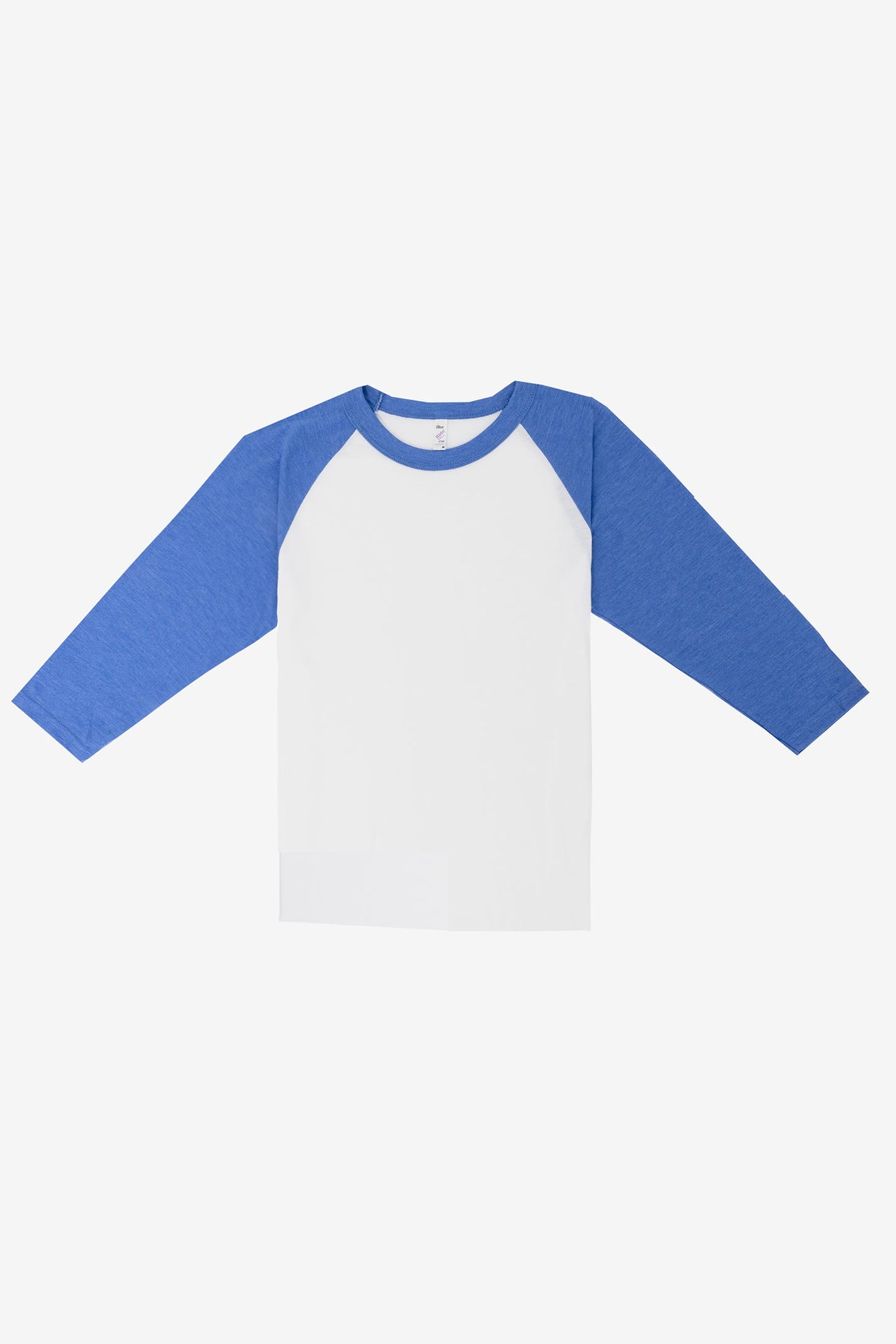 FF2053 - Youth 3/4 Sleeve Poly Cotton Raglan