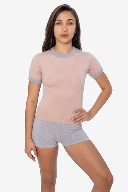 FF310 - Women's Poly Cotton Ringer Tee