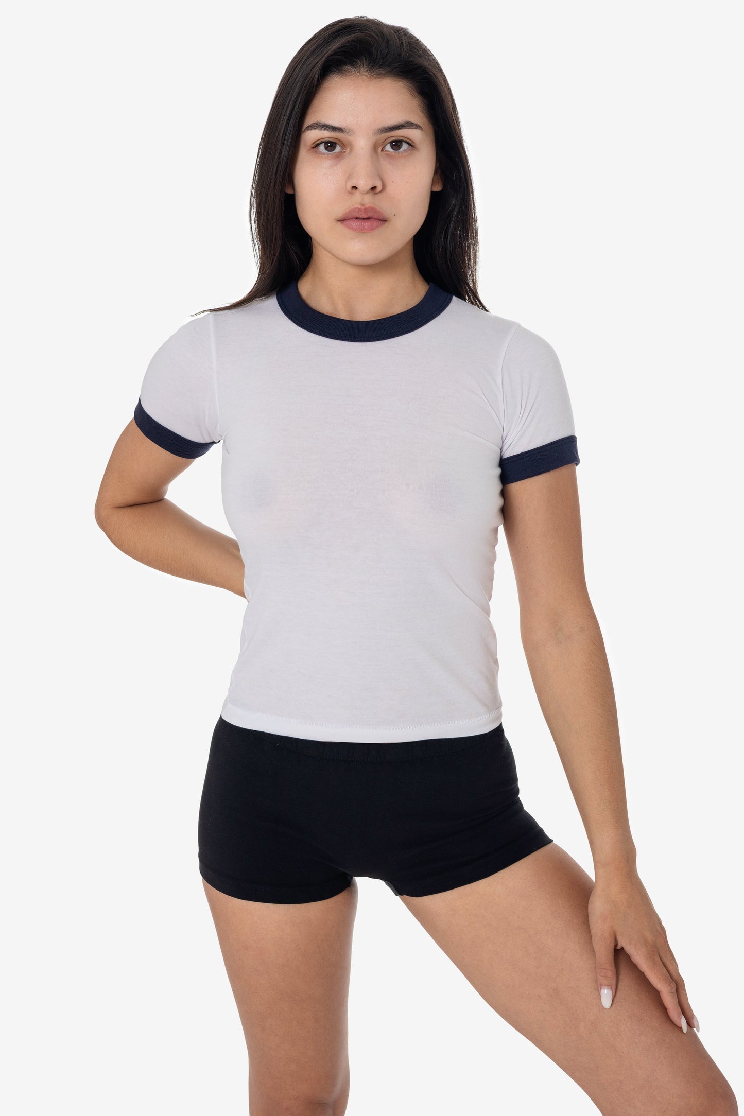 FF310 - Women's Poly Cotton Ringer Tee