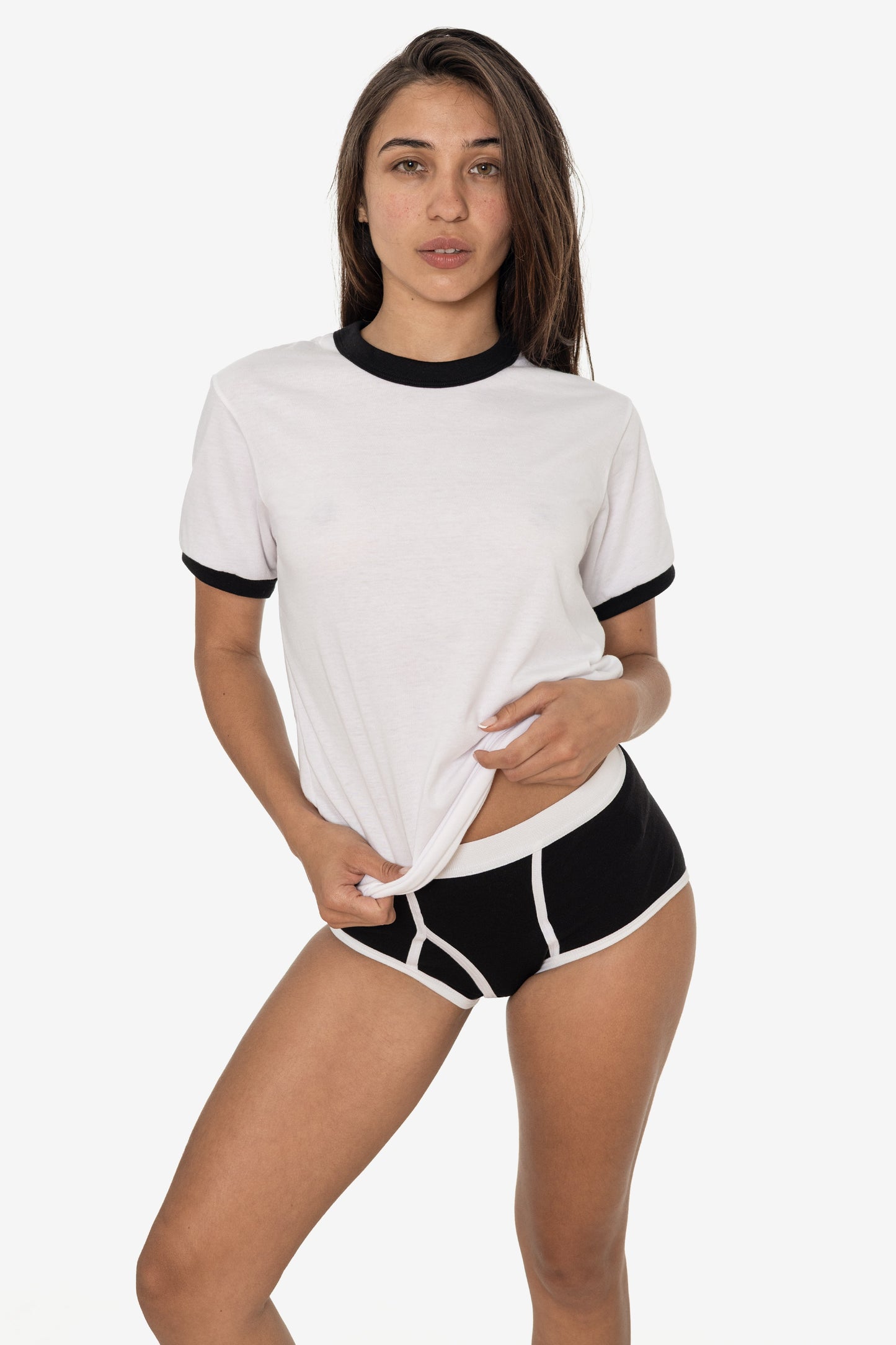 FF410 - Men's Poly Cotton Ringer Tee
