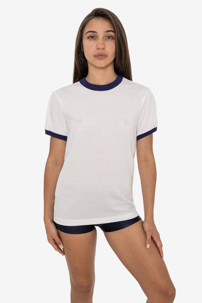 FF410 - Men's Poly Cotton Ringer Tee