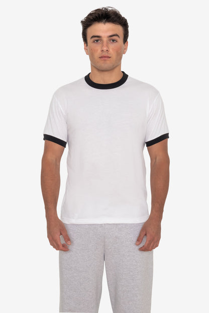 FF410 - Men's Poly Cotton Ringer Tee