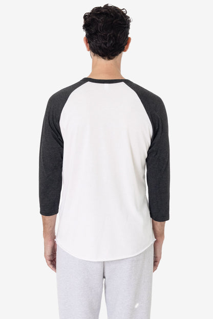 FF53 - 3/4 Sleeve Poly Cotton Raglan