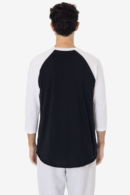 FF53 - 3/4 Sleeve Poly Cotton Raglan