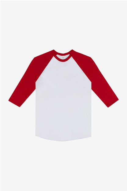 FF53 - 3/4 Sleeve Poly Cotton Raglan