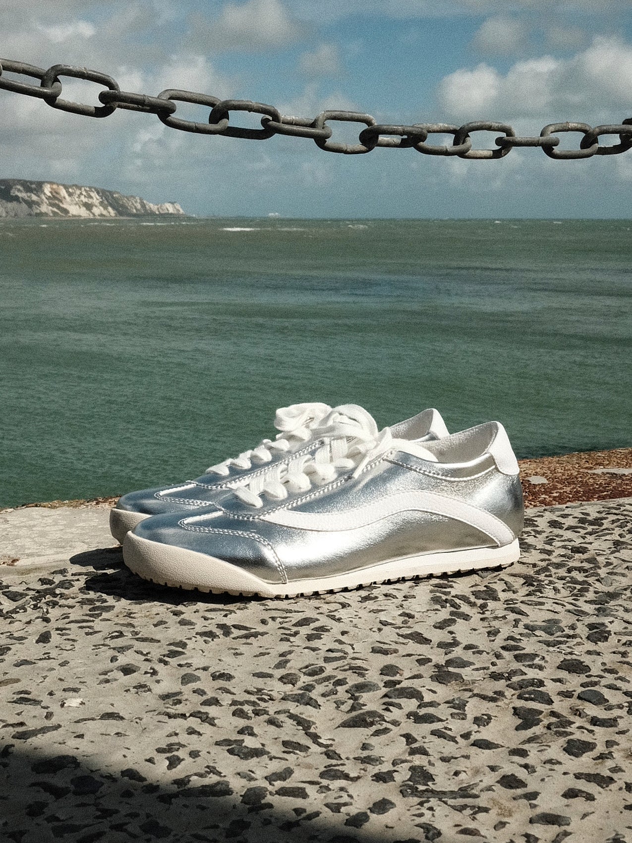Flash Silver Trainers