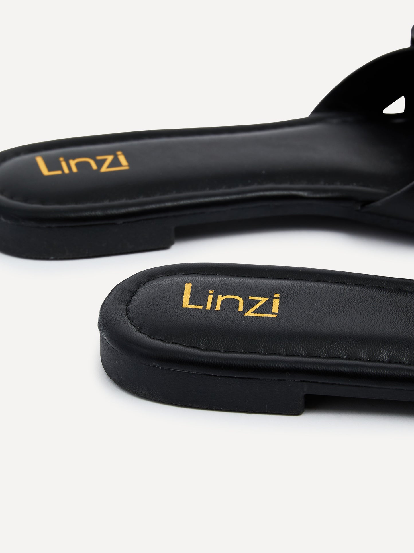 Fletcher Black Slider Sandals