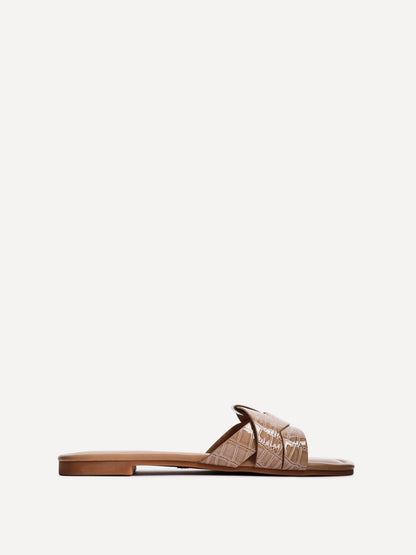 Fletcher Mocha Slider Sandals