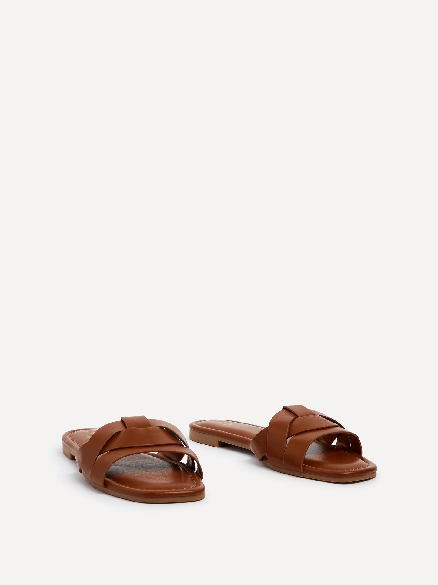 Fletcher Tan Slider Sandals