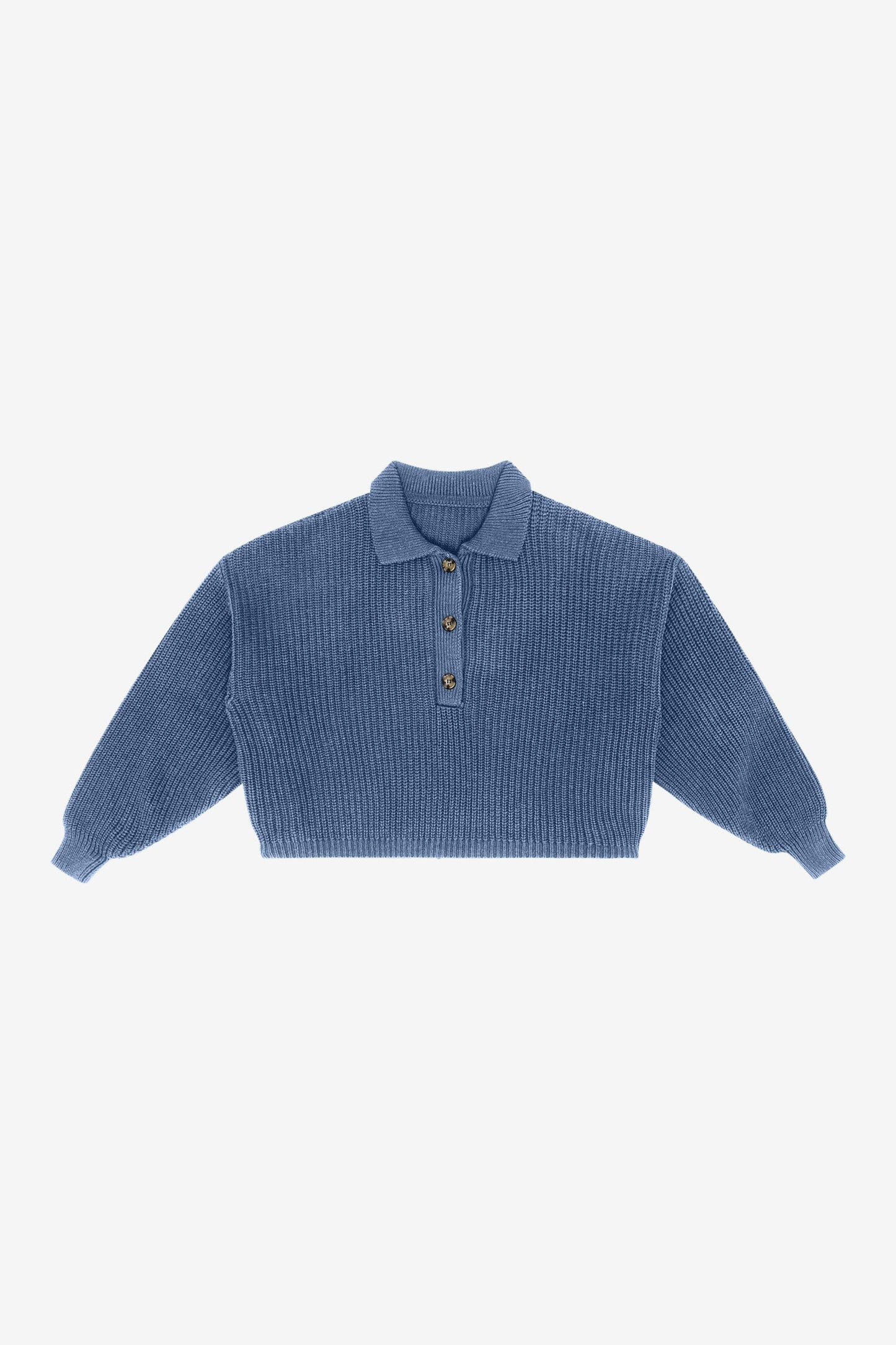 FM30GD - Fisherman Cropped Polo Pullover