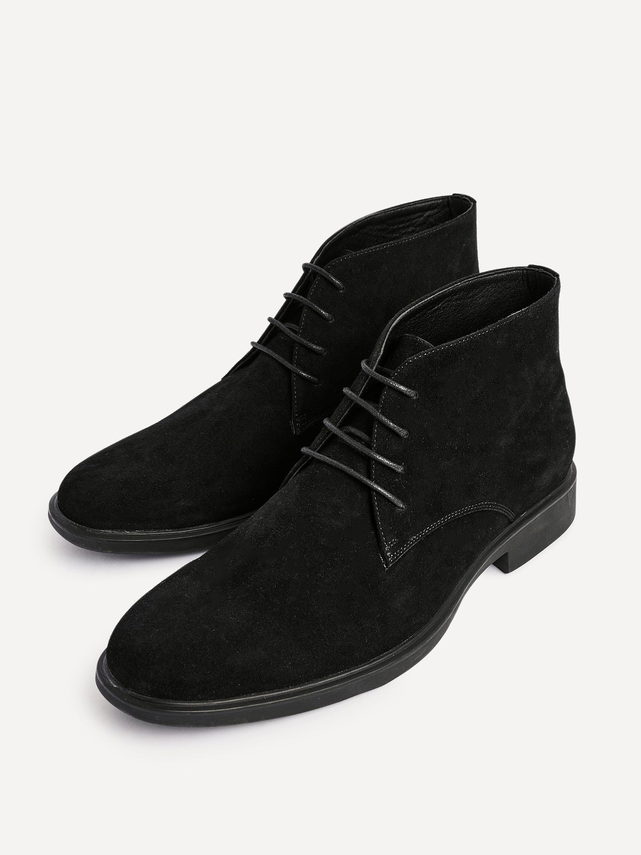 Francesco Mens Black Suede Chukka Boots