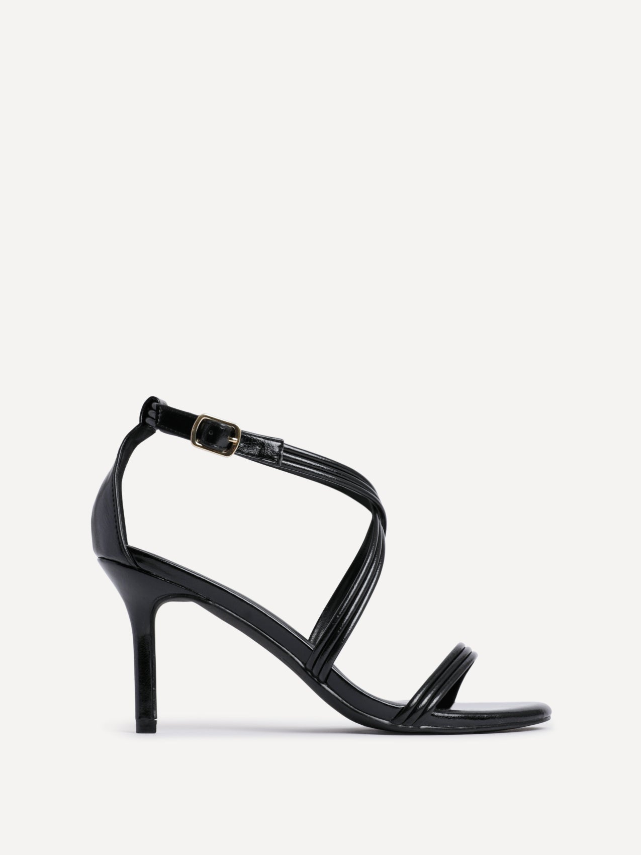 Future Black Heeled Sandals