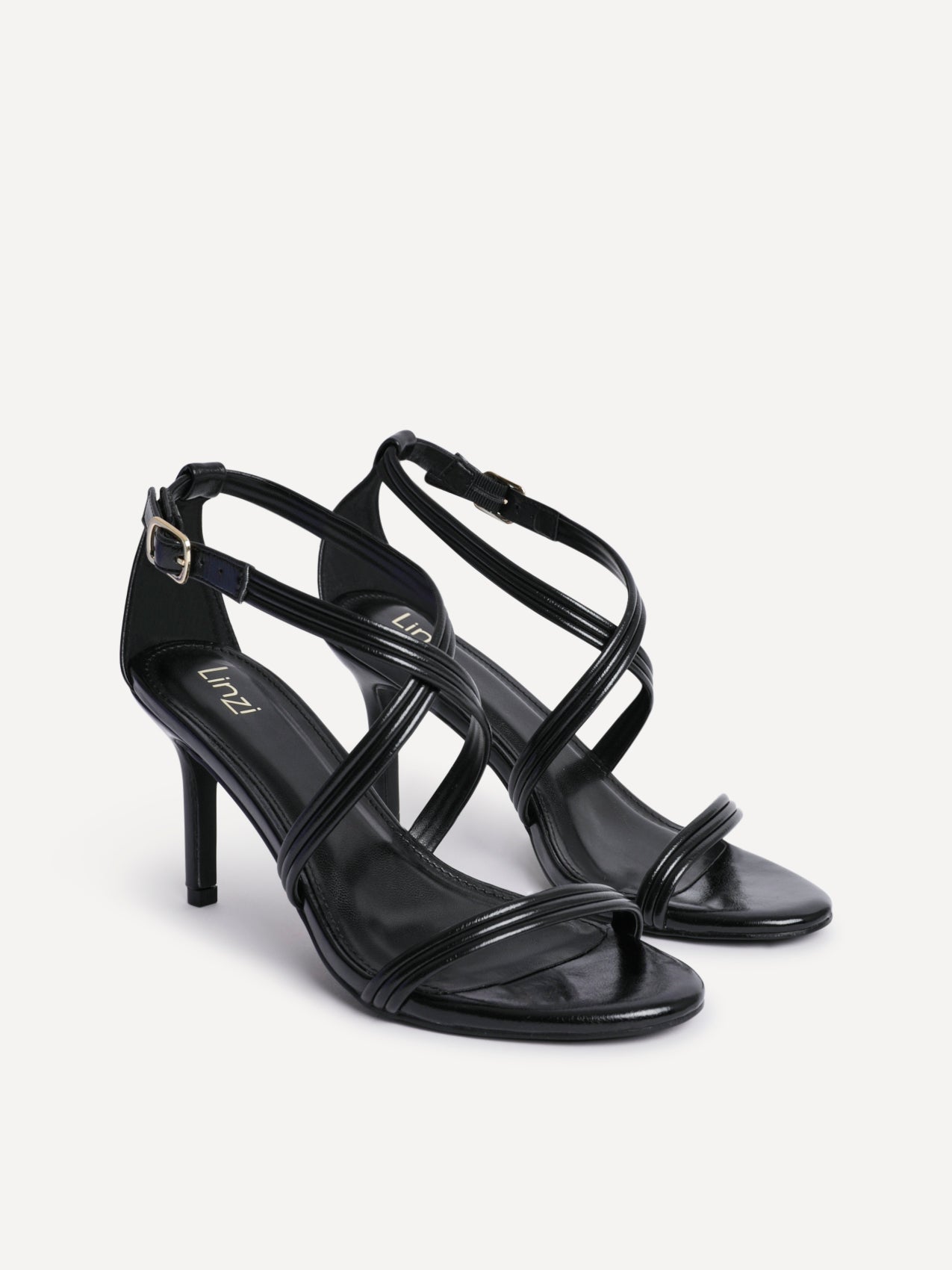 Future Black Heeled Sandals