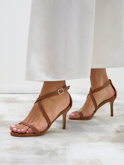 Future Tan Heeled Sandals