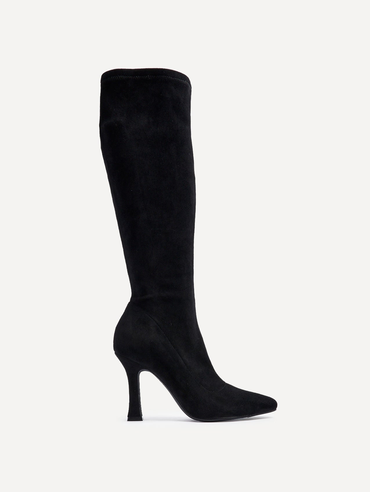 Gabrielle Black Long Heeled Boots