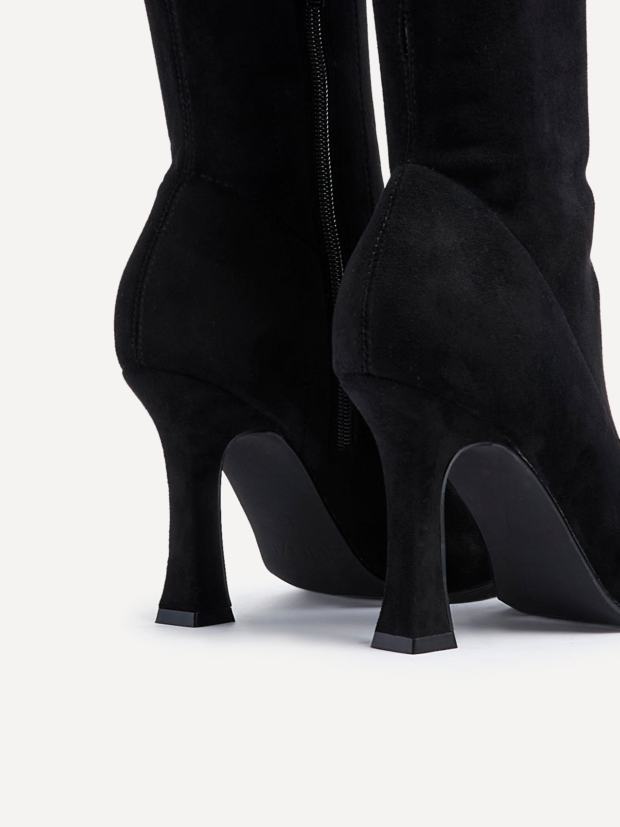 Gabrielle Black Long Heeled Boots