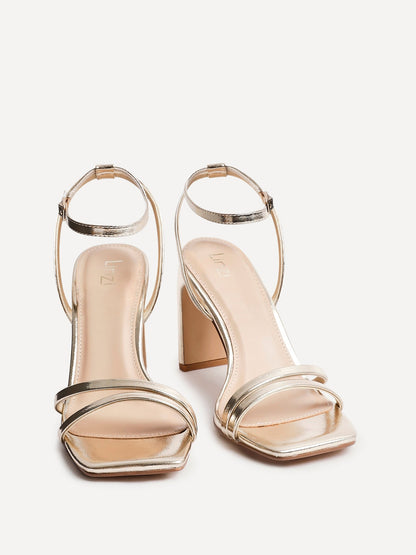 Gesture Gold Heeled Sandals