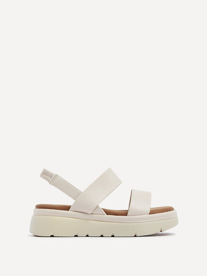Gia Nude Chunky Flatform Sandals