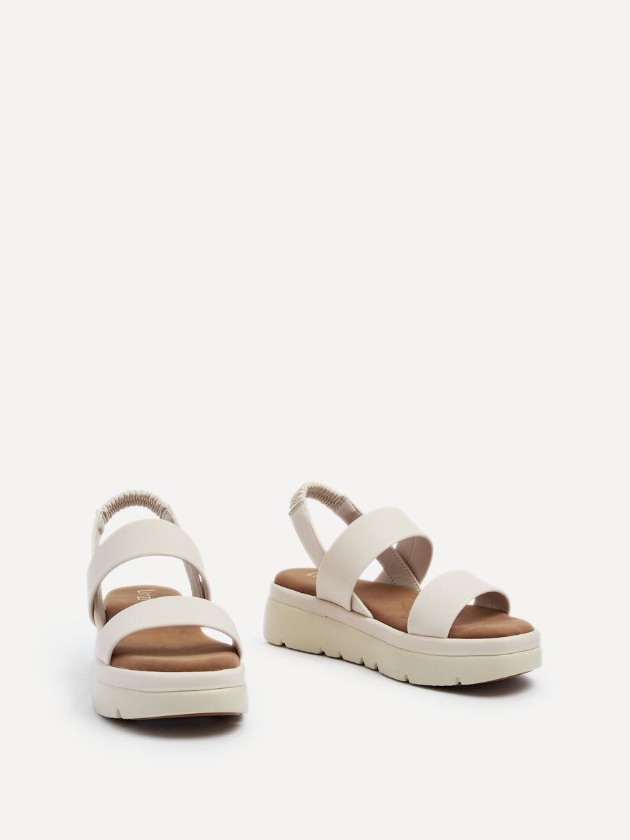 Gia Nude Chunky Flatform Sandals