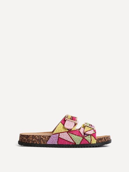 Gleam Multi Coloured Beaded Sliders
