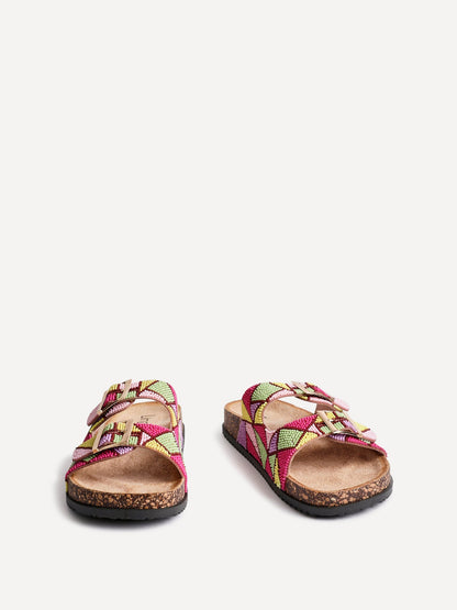 Gleam Multi Coloured Beaded Sliders