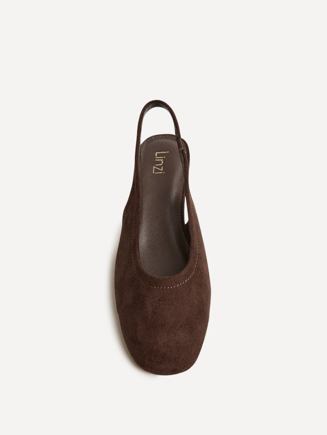 Glide Brown Faux Suede Mary Jane Heels