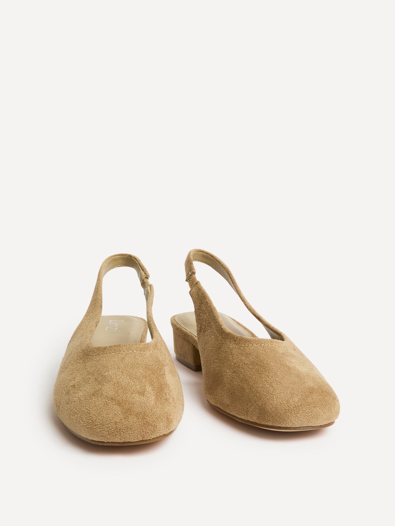 Glide Nude Faux Suede Mary Jane Heels