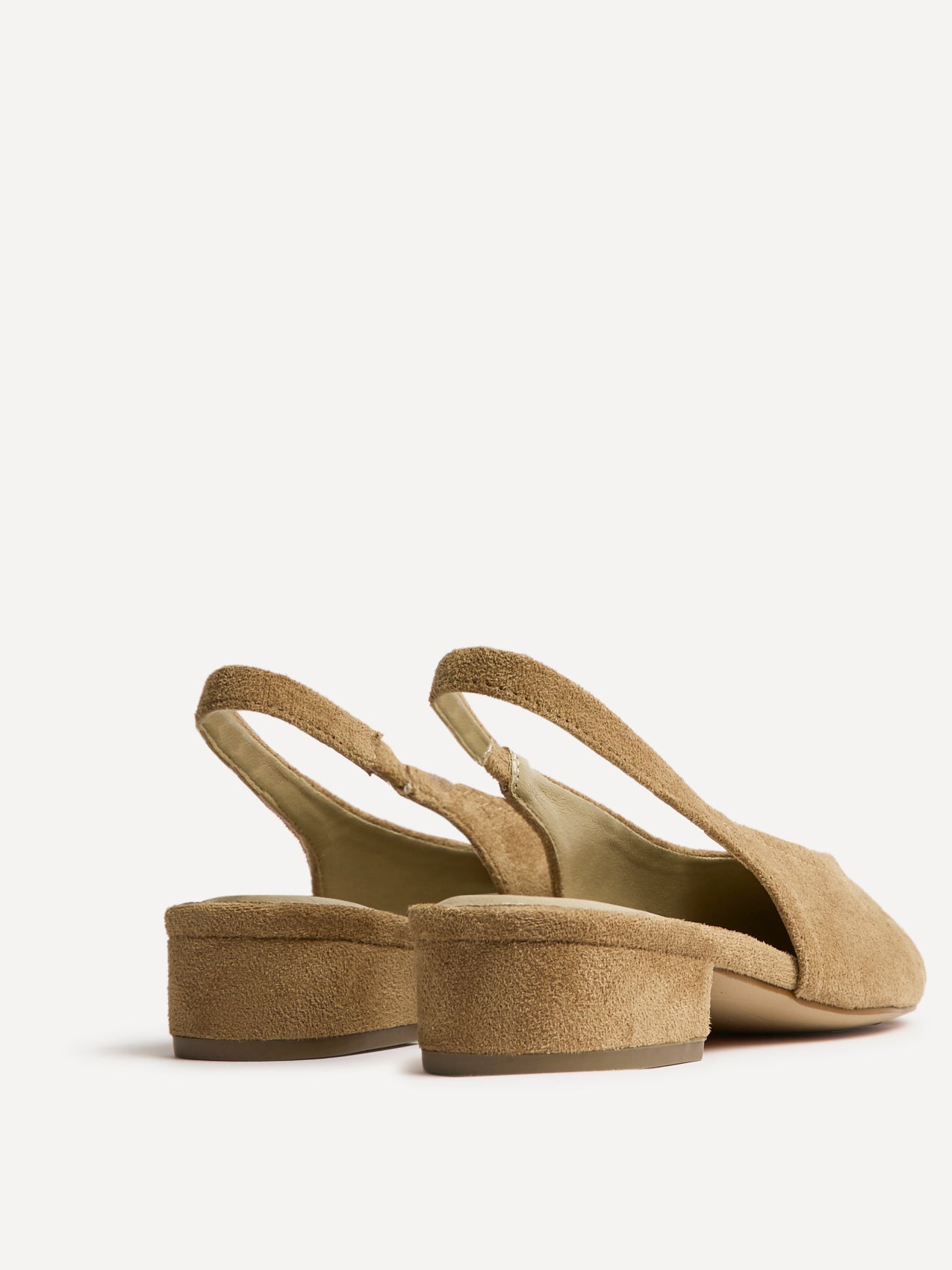 Glide Nude Faux Suede Mary Jane Heels