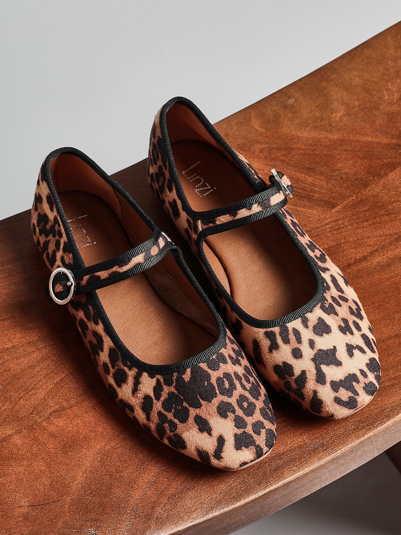Graceful Leopard Print Ballet Pumps