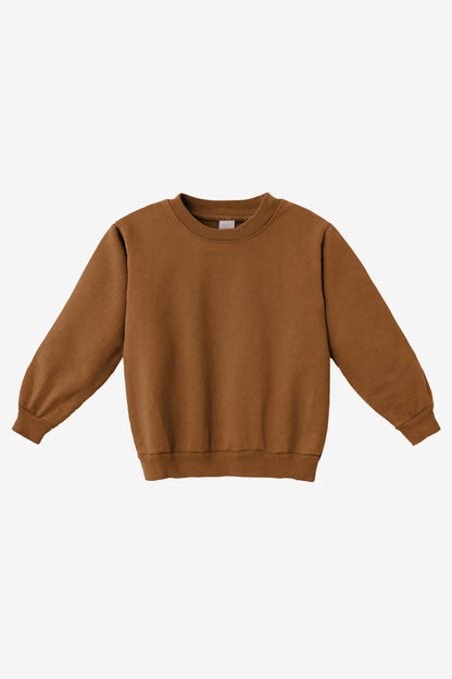 HF107GD - Kids Heavy Fleece Garment Dye Crew Sweatshirt