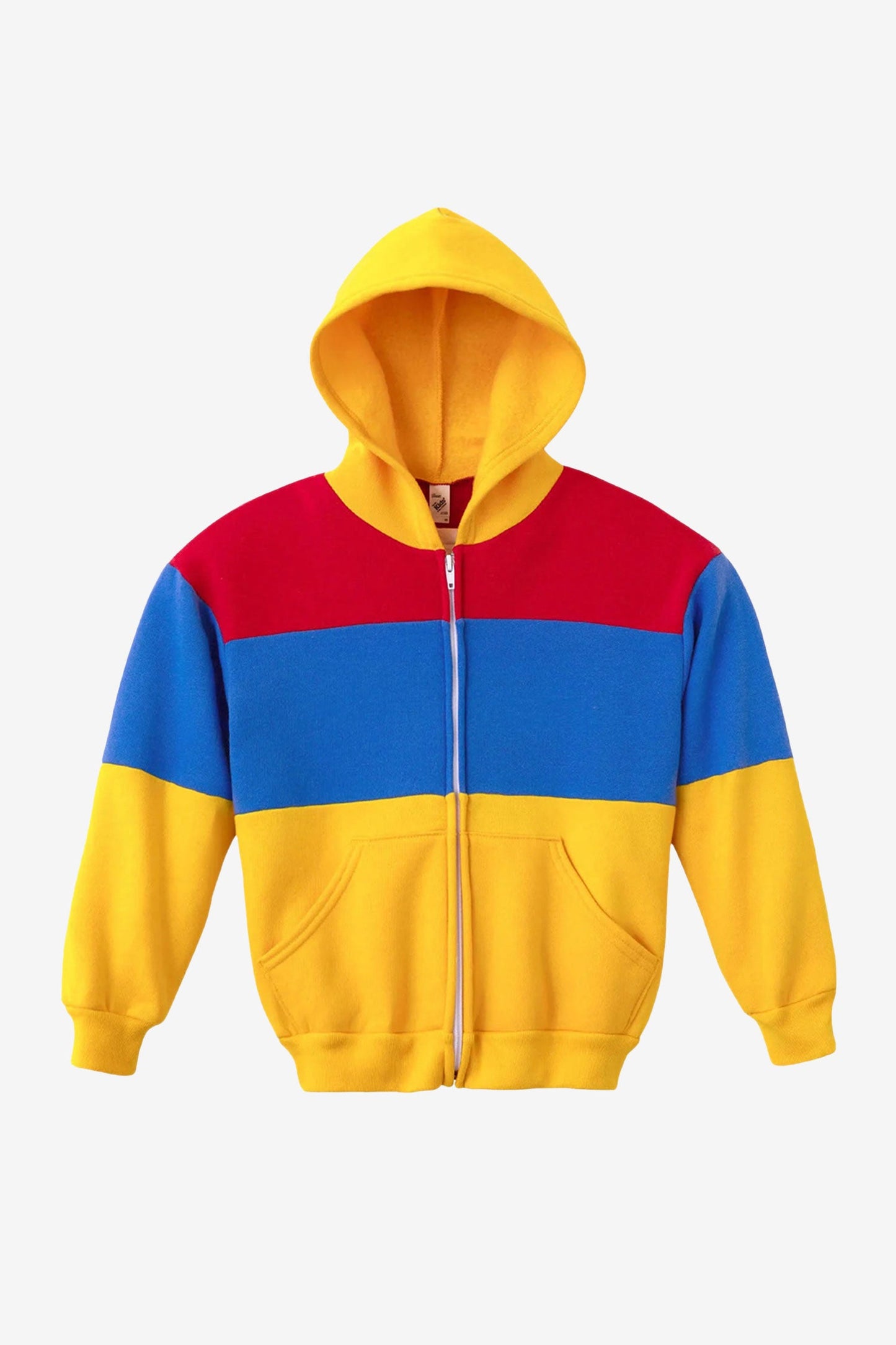 F1097CB - Kids Flex Fleece Color Block Zip Hoodie