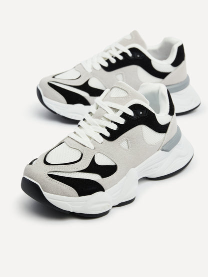 Hackney Black & Grey Trainers