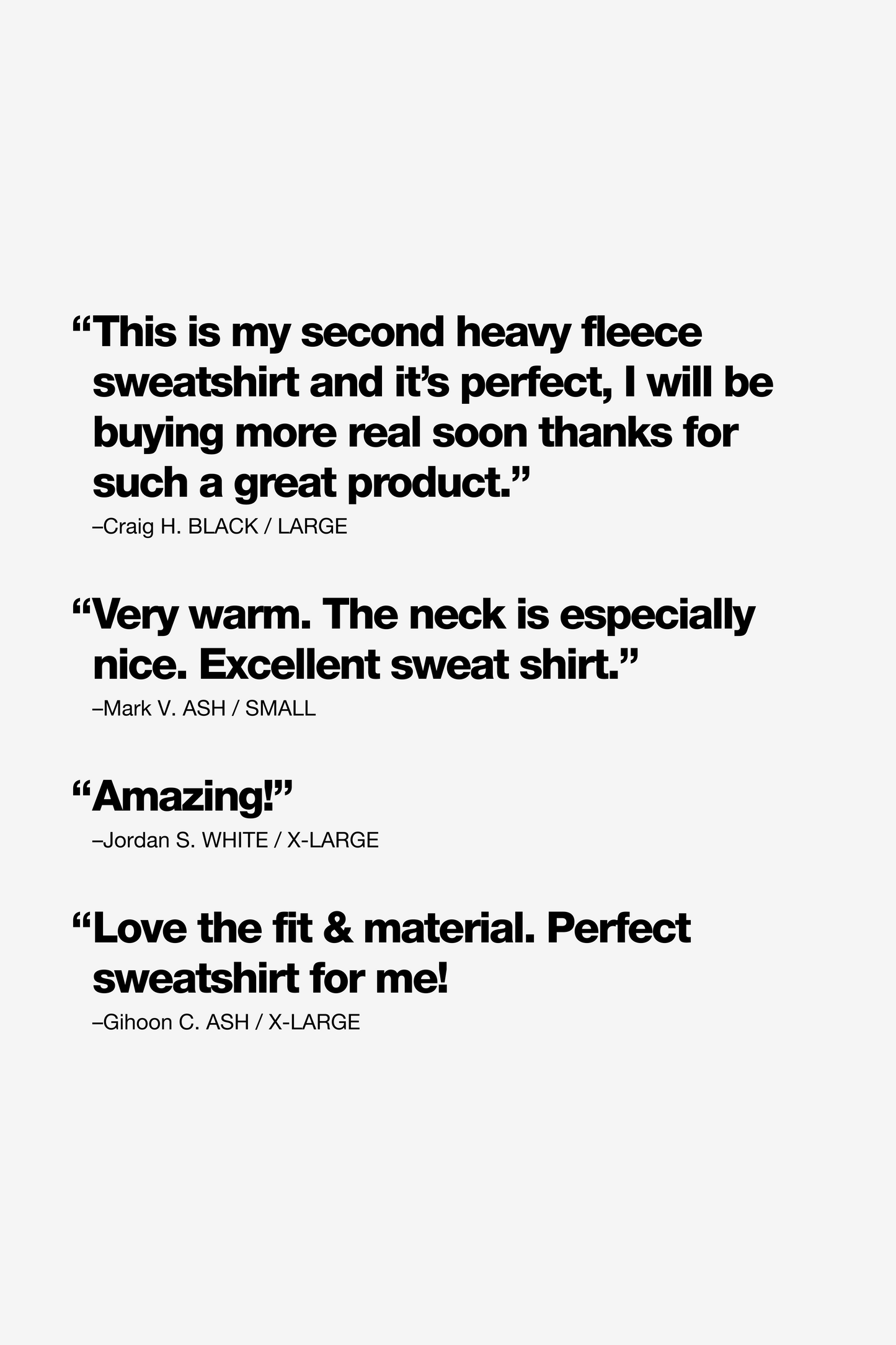 HF07 - Heavy Fleece Crewneck Sweatshirt (Piece Dye)
