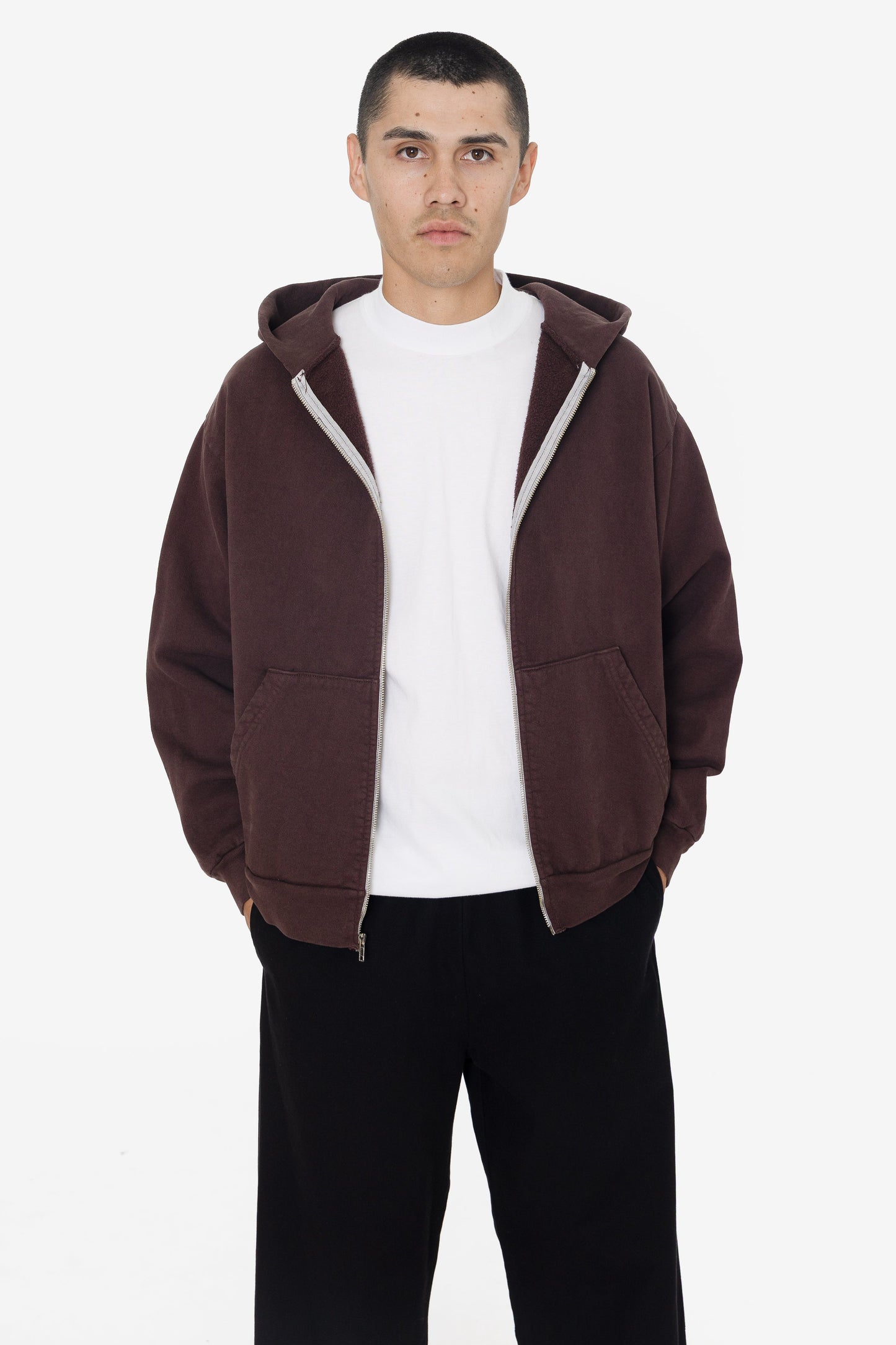 HF10 - Heavy Fleece Zip-Up Hoodie (Garment Dye)