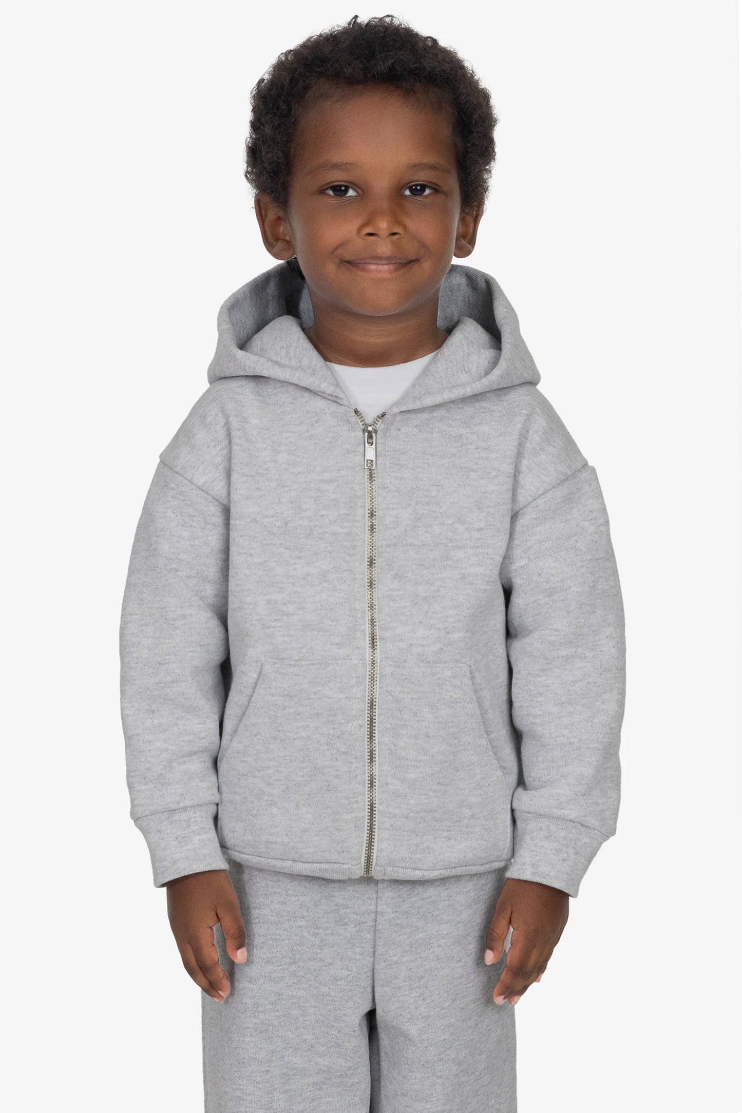 HF-110 - Kids 14oz Heavy Fleece Zip-Up Hoodie