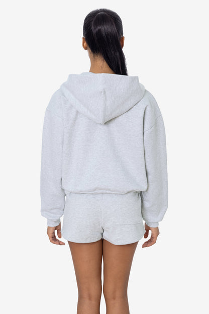 HF16 - Heavy Fleece Cropped Zip-Up Hoodie (Garment Dye)